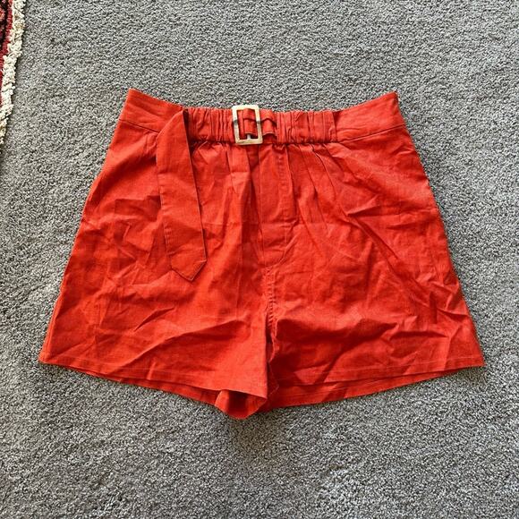 NWT: L'Academie Belted Short - Picture 1 of 5